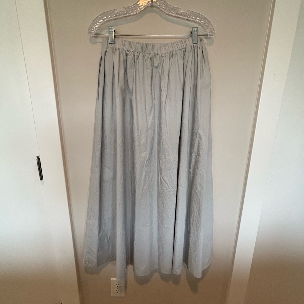 Astr Light Gray/Blue A-Line Skirt - Medium - Picture 2 of 9